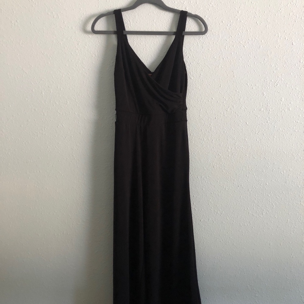 Modcloth Black Sleeveless V-Neck Jumpsuit for Cocktail